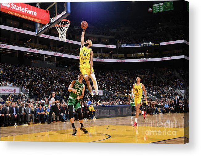 San Francisco Acrylic Print featuring the photograph Boston Celtics V Golden State Warriors by Noah Graham
