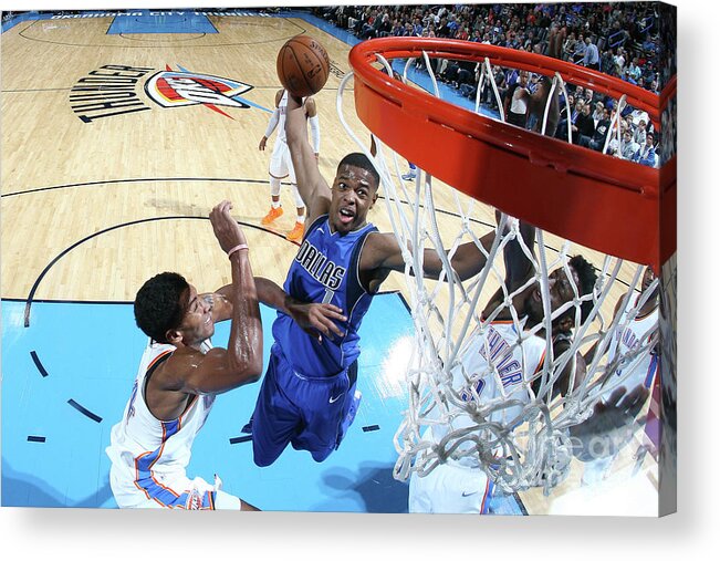 Nba Pro Basketball Acrylic Print featuring the photograph Dallas Mavericks V Oklahoma City Thunder by Layne Murdoch