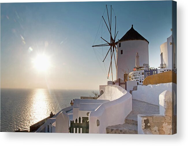 Windmill Acrylic Print featuring the photograph 772-1290 by Robert Harding Picture Library