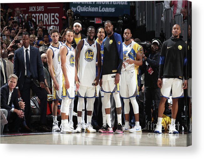 Playoffs Acrylic Print featuring the photograph 2018 Nba Finals - Game Four by Nathaniel S. Butler
