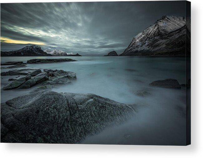Norway Acrylic Print featuring the photograph A Look From The Past Or From The Future... by Haim Rosenfeld