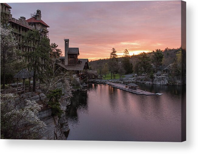 Mohonk Mountain House Acrylic Print featuring the photograph A New Day by Kristopher Schoenleber