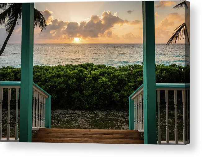 Bahamas Acrylic Print featuring the photograph Abaco Islands Sunrise by Sandra Foyt