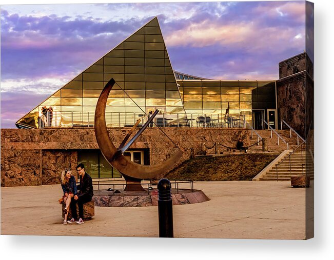  Acrylic Print featuring the photograph Adler Planetarium by Mitchell R Grosky