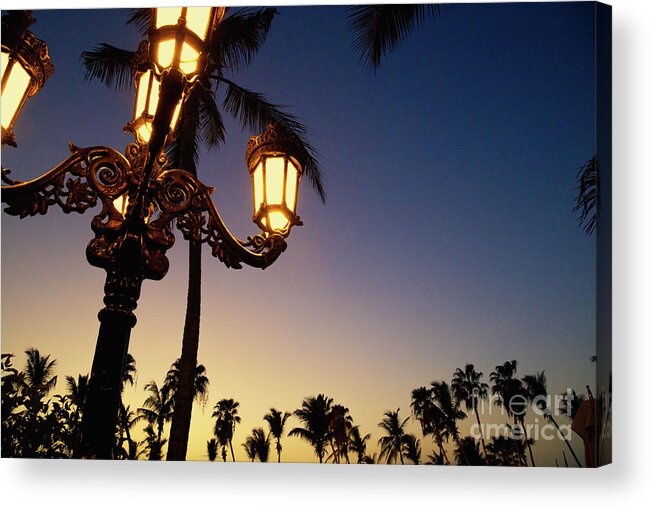 Sunset Acrylic Print featuring the photograph Aglow by Becqi Sherman