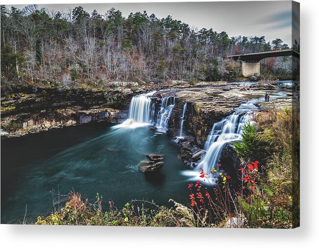Little River Canyon National Preserve Acrylic Print featuring the photograph Alabama Falls - 1 by Mati Krimerman