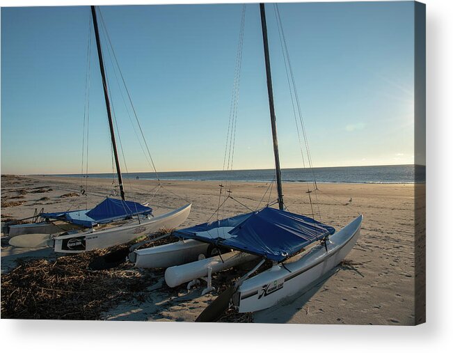 Sailing Acrylic Print featuring the photograph All Set To Sail by Dennis Schmidt