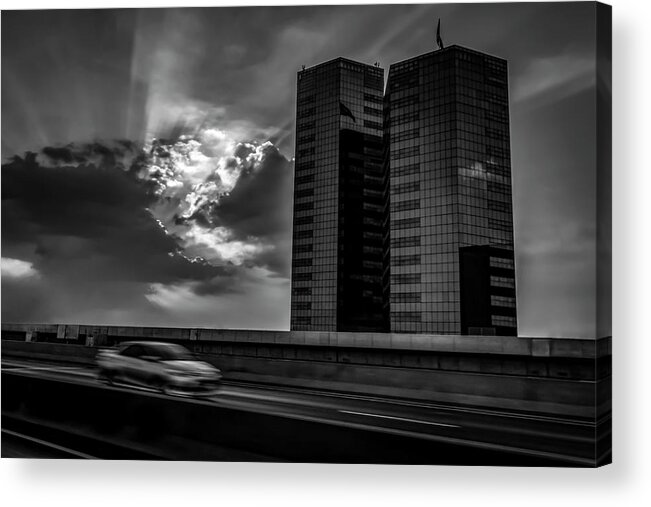 Along The Highway Acrylic Print featuring the photograph Along The Highway by Anita Vincze