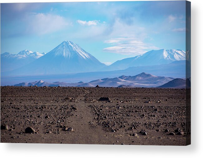 Chile Acrylic Print featuring the photograph Along the Inca Trail in the Atacama Desert by Mark Hunter