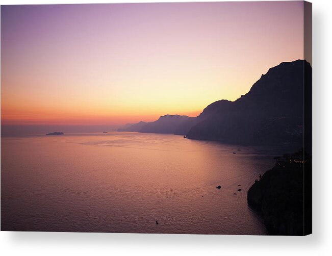 Tyrrhenian Sea Acrylic Print featuring the photograph Amalfi Coast by Spooh
