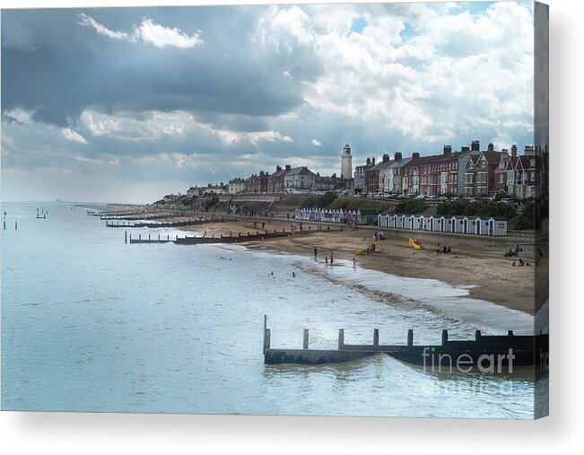 Beach Acrylic Print featuring the photograph An English Beach by Perry Rodriguez