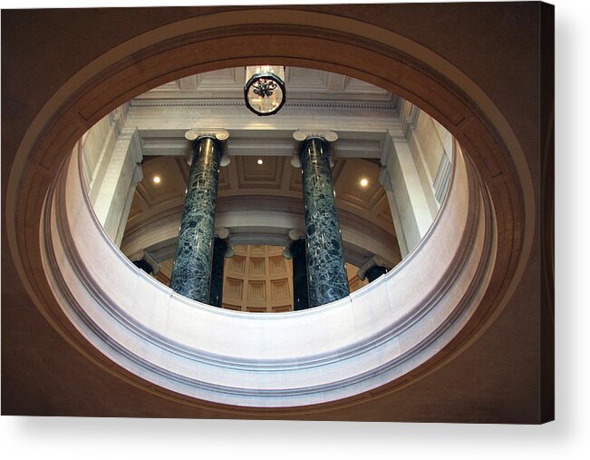 Architecture Acrylic Print featuring the photograph An Oculus by Cora Wandel