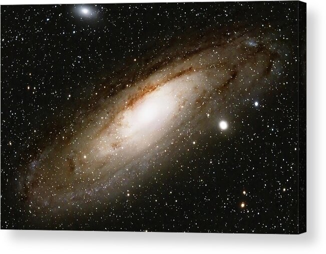 Galaxy Acrylic Print featuring the photograph Andromeda Galaxy by Manfred konrad