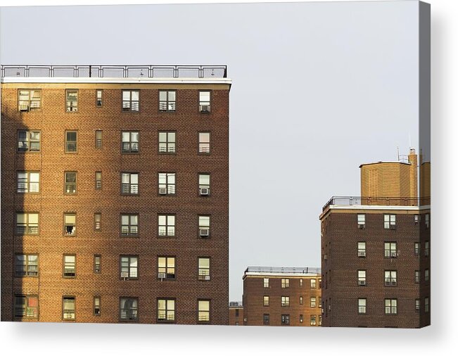 Corporate Business Acrylic Print featuring the photograph Apartment Complexes by Sx70
