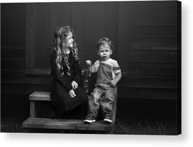 Blackandwhite Acrylic Print featuring the photograph Ardent by Kapuschinsky