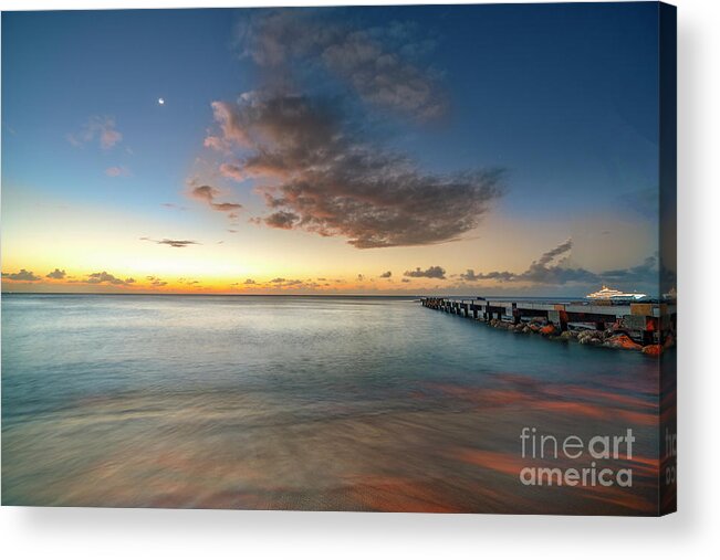  Acrylic Print featuring the photograph As Day Becomes Night by Hugh Walker
