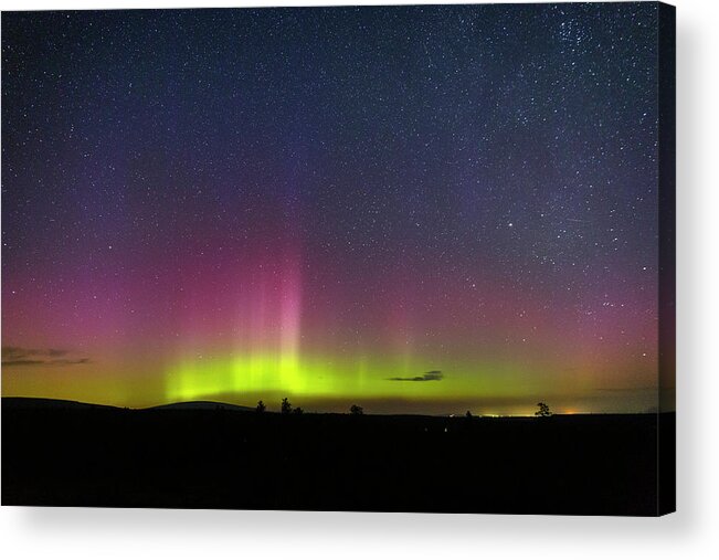 Lights Acrylic Print featuring the photograph August Aurora by Cat Connor