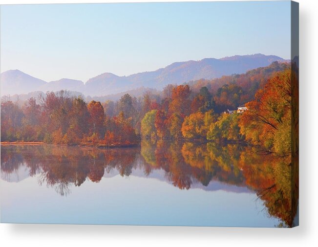Scenics Acrylic Print featuring the photograph Autumn In The Appalachians by Denistangneyjr
