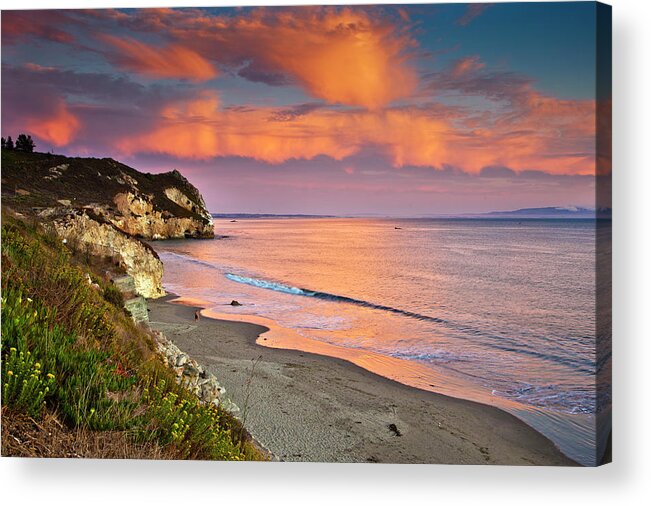 Tranquility Acrylic Print featuring the photograph Avila Beach At Sunset by Mimi Ditchie Photography