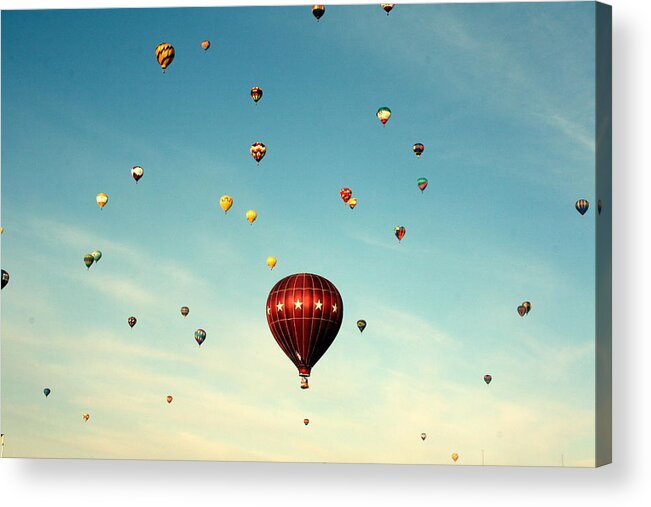 Celebration Acrylic Print featuring the photograph Balloon Fiesta by Elizabeth O. Weller