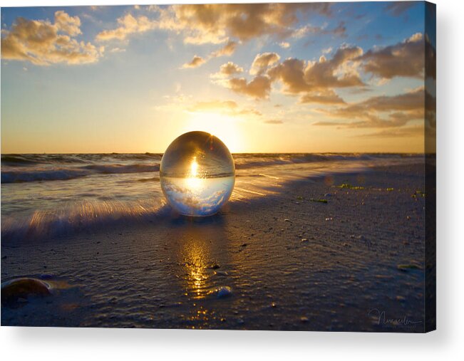 Nunweiler Acrylic Print featuring the photograph Beach Ball by Nunweiler Photography