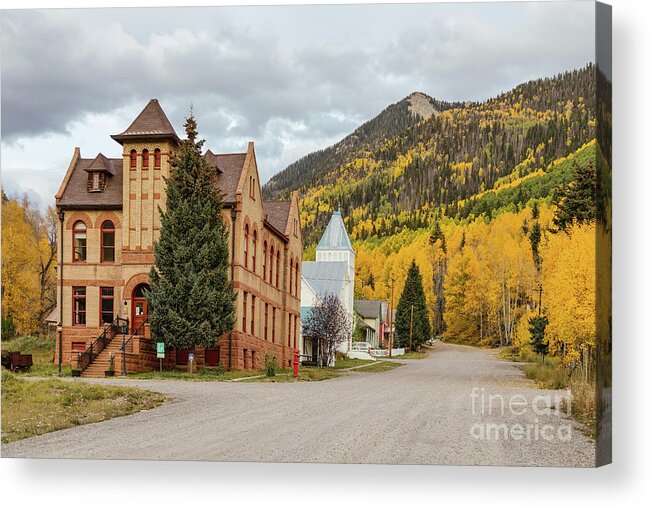 Colorado Acrylic Print featuring the photograph Beautiful Small Town Rico Colorado by James BO Insogna