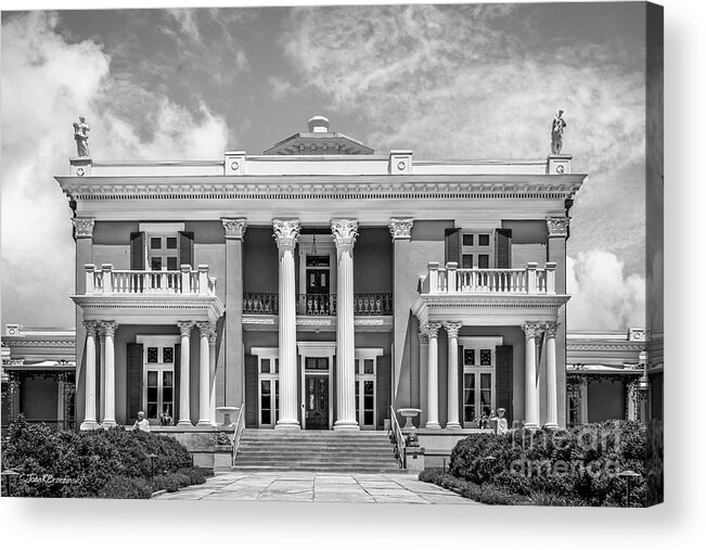 Belmont University Acrylic Print featuring the photograph Belmont University Belmont Mansion by University Icons