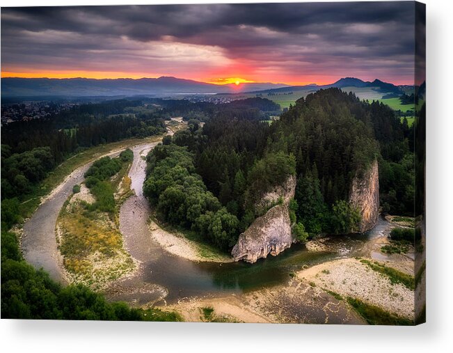 River Acrylic Print featuring the photograph Bialka River by Mariusz Guc