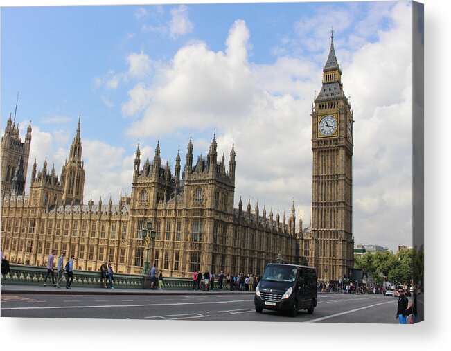 London Acrylic Print featuring the photograph Big Ben and Parliament by Laura Smith