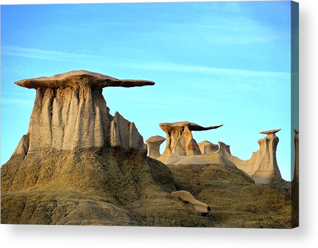Bisti Acrylic Print featuring the photograph Bisti Wings 01 by JustJeffAz Photography
