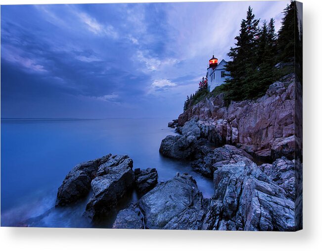 Blue Knight Acrylic Print featuring the photograph Blue Knight by Michael Blanchette Photography