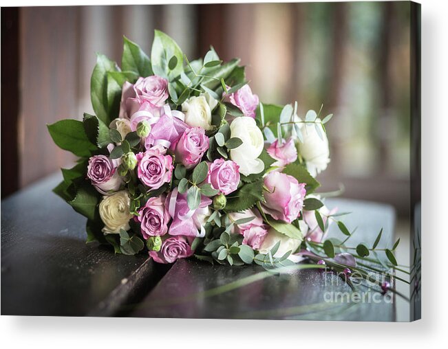 Celebration Acrylic Print featuring the photograph Bridal Bouquet by Westend61