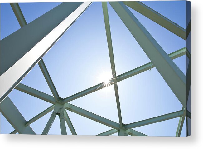 Scenics Acrylic Print featuring the photograph Bridge Structure by Ooyoo