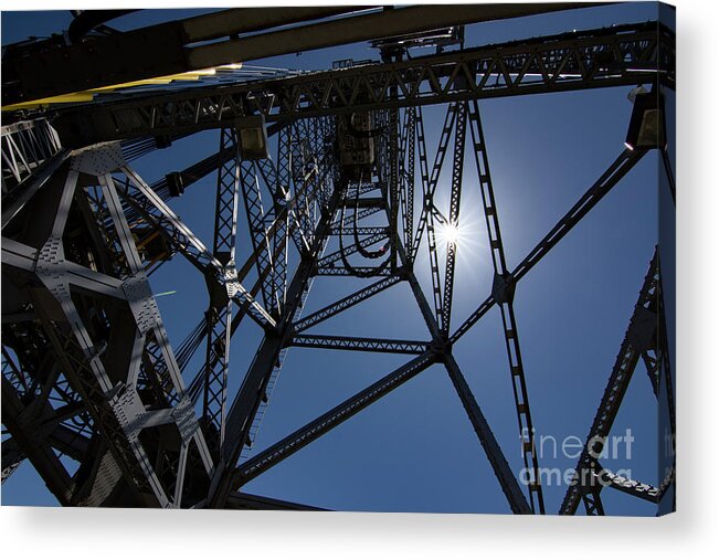 Brridge Acrylic Print featuring the photograph Bridge Tower by JT Lewis