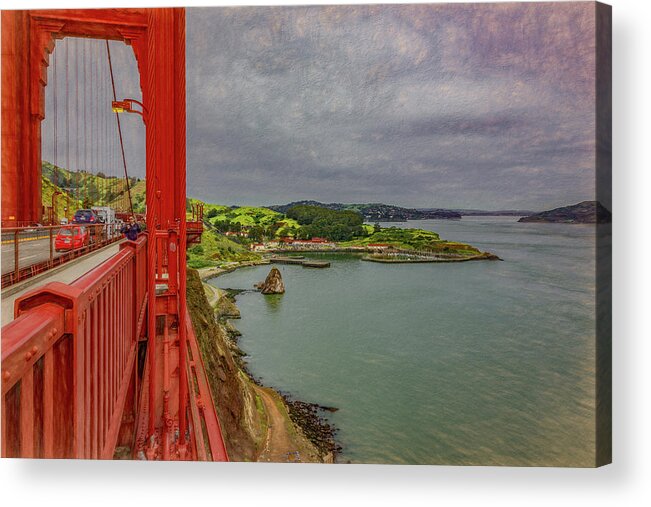 California Acrylic Print featuring the photograph Bridge Walk by Marcy Wielfaert