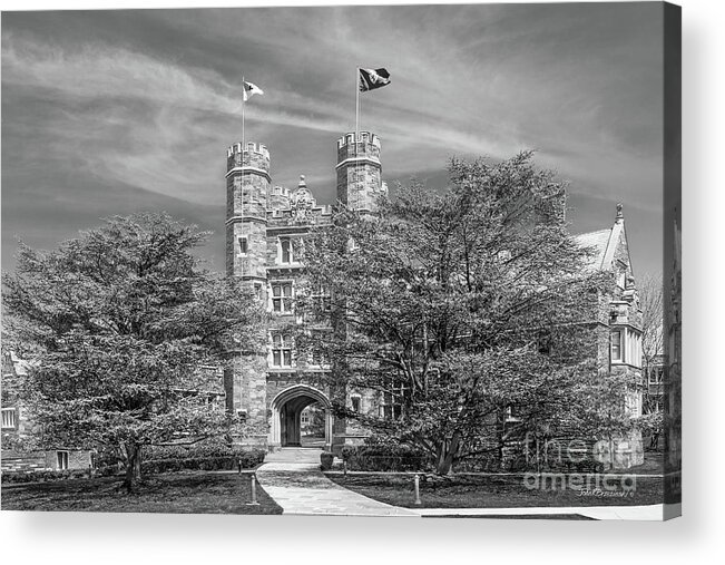 Bryn Mawr College Acrylic Print featuring the photograph Bryn Mawr College Landscape by University Icons