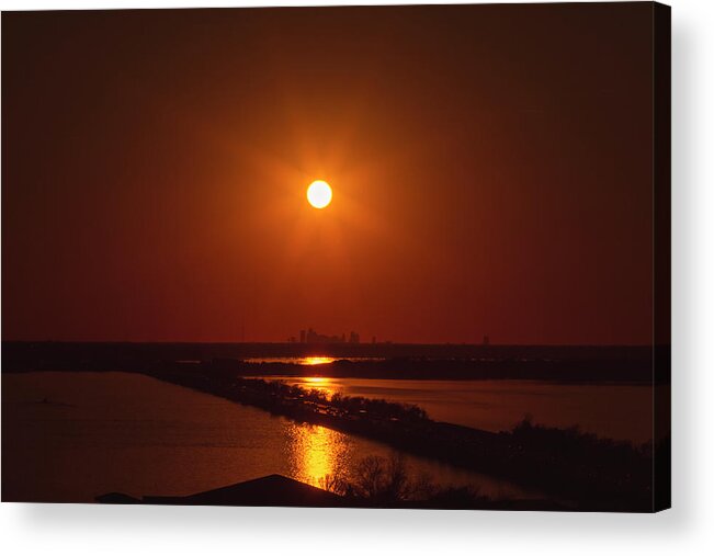 Burnt Acrylic Print featuring the photograph Burnt Orange by Peter Hull