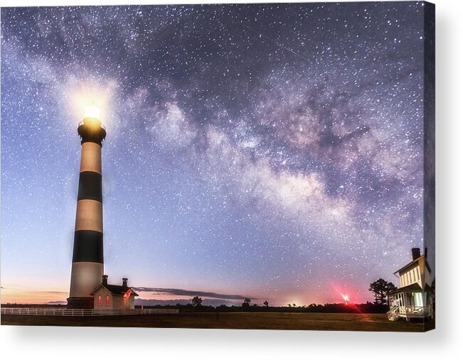 Outerbanks Acrylic Print featuring the photograph By Dawn's Early Light by Russell Pugh
