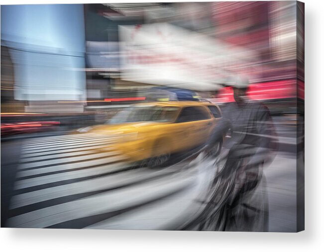 Cab 3 Acrylic Print featuring the photograph Cab 3 by Moises Levy