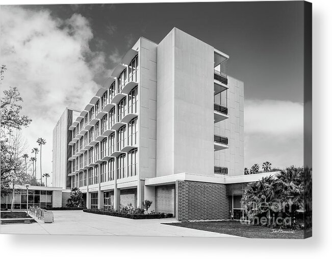 Cal State Northridge Acrylic Print featuring the photograph Cal State Northridge Bayramian Hall by University Icons