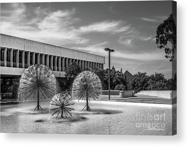 California State University Long Beach Acrylic Print featuring the photograph Cal State University Long Beach Student Union by University Icons