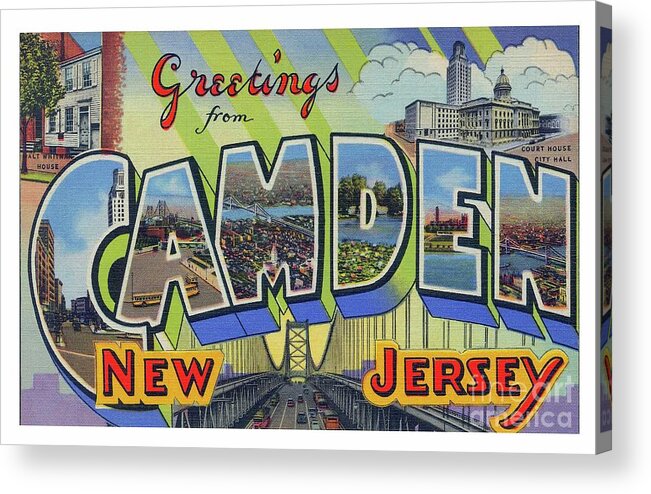 Camden Acrylic Print featuring the photograph Camden Greetings by Mark Miller