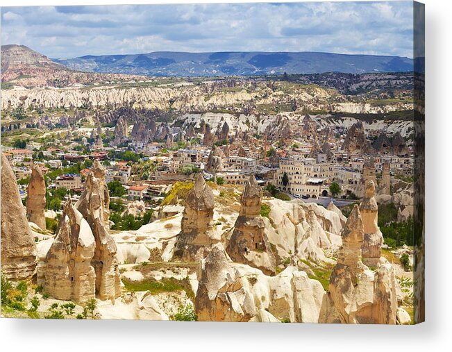 Landscape Acrylic Print featuring the photograph Cappadocia - Goreme National Park by Jan Wlodarczyk