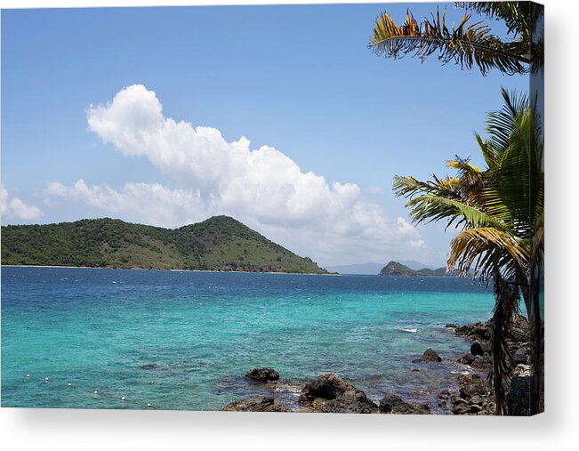 Scenics Acrylic Print featuring the photograph Caribbean Paradise - St. Thomas Island by Rdegrie