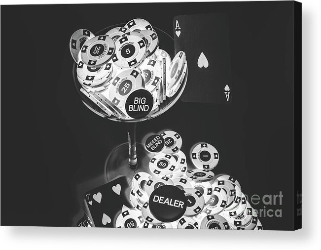 Casino Acrylic Print featuring the photograph Casino cocktail by Jorgo Photography