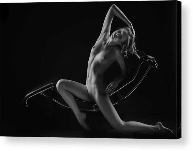 Nude Acrylic Print featuring the photograph Chaise Lounge by Colin Dixon