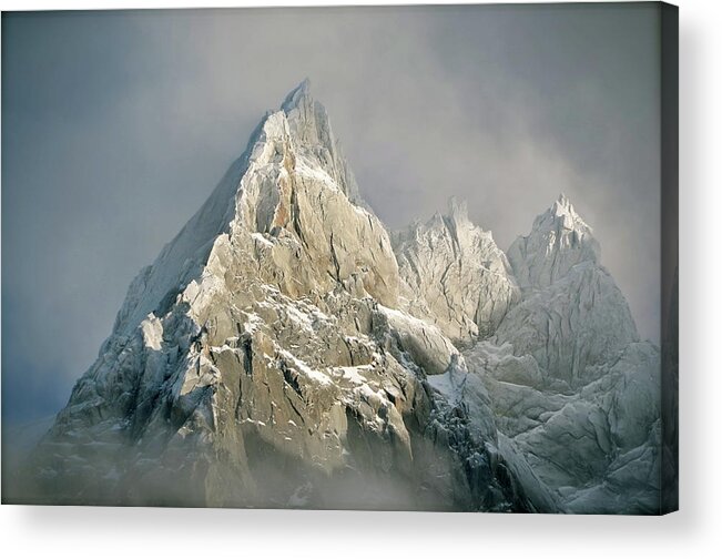 Scenics Acrylic Print featuring the photograph Chamonix Mont Blanc Mountains by Image From Arnaud Bachelard