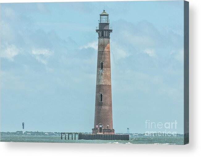 Morris Island Lighthouse Acrylic Print featuring the photograph Charleston Lowcountry Ligthhouses by Dale Powell