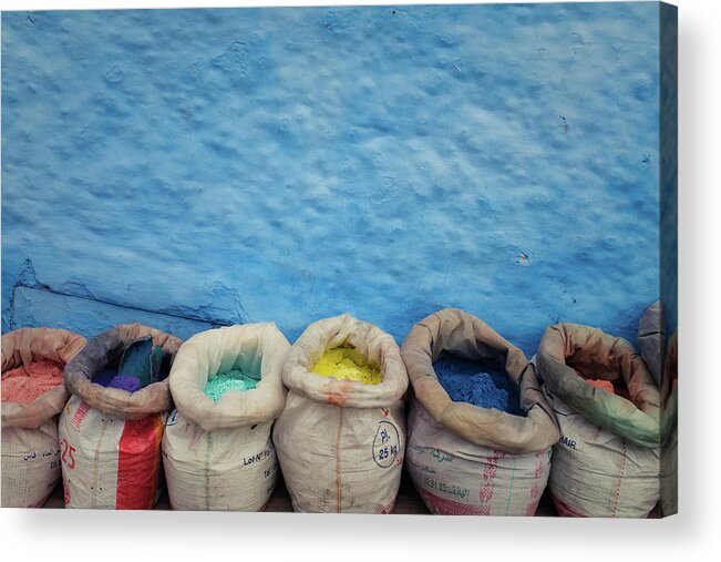 Morocco Acrylic Print featuring the photograph Chefchaouen by Nicole Young