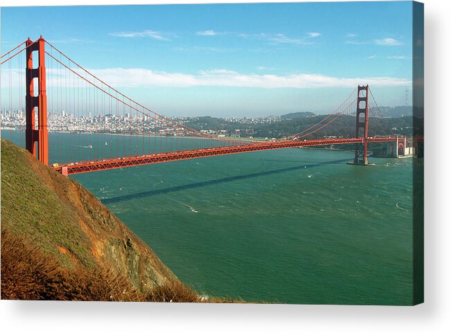 Classic Golden Gate Acrylic Print featuring the photograph Classic Golden Gate by Bonnie Follett